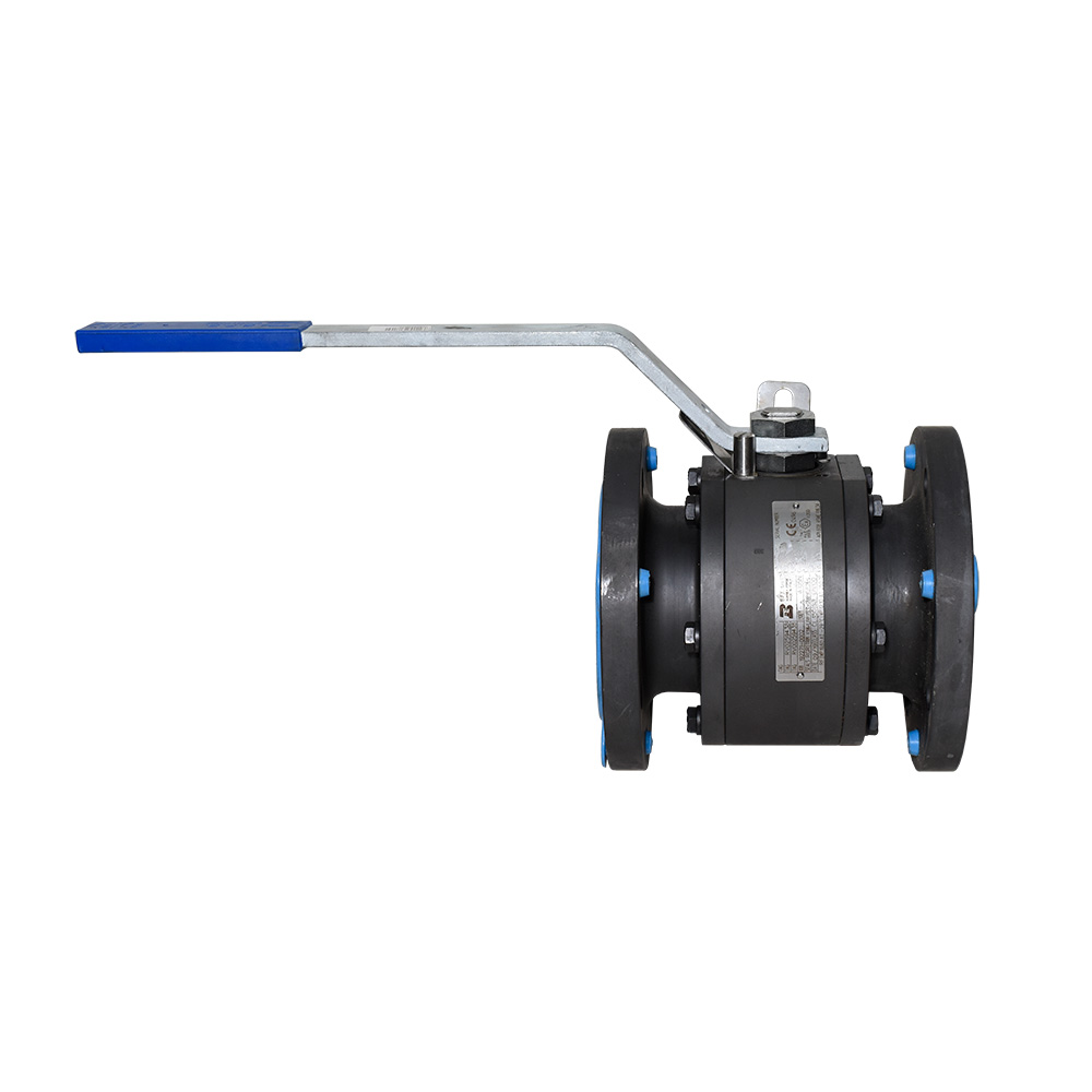 شیر توپی (بال ولو) فلنجدار BONNEY FORGE چهار اینچ کلاس ۱۵۰ بدنه A105N اهرمی