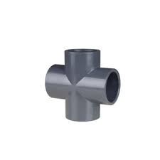 چهارراهی UPVC | قیمت و انشعاب‌گیری چهارطرفه برای توزیع یکنواخت جریان در خطوط لوله