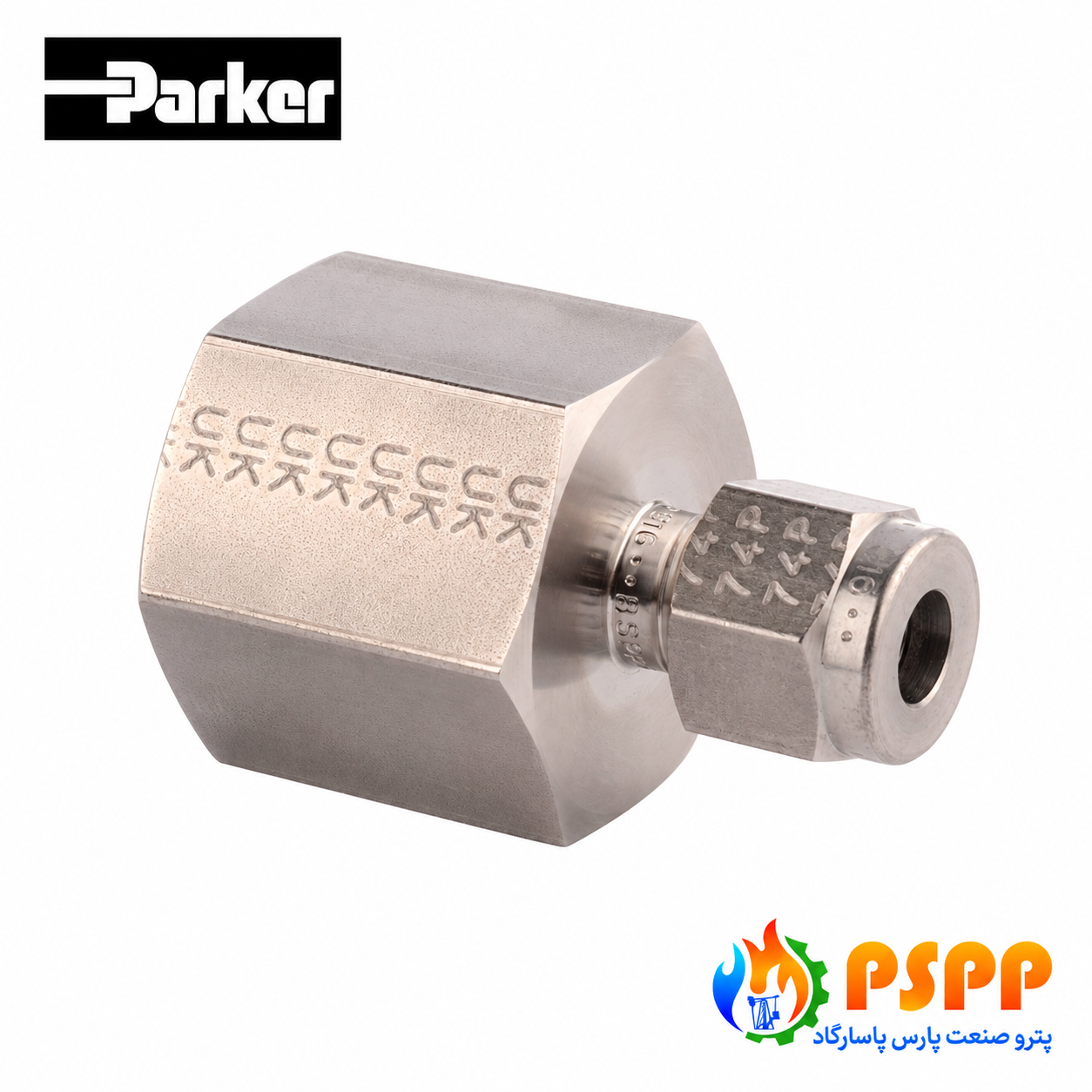 رابط مادگی تیوب استنلس استیل پارکر (Parker) | لیست قیمت رابط مادگی پارکر