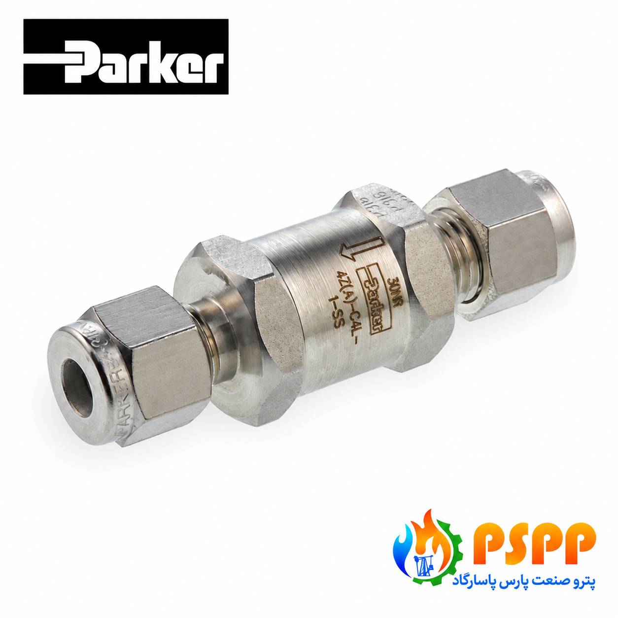 شیر یک‌طرفه ابزار دقیق استنلس استیل پارکر (Parker) | فروش چک ولو پارکر