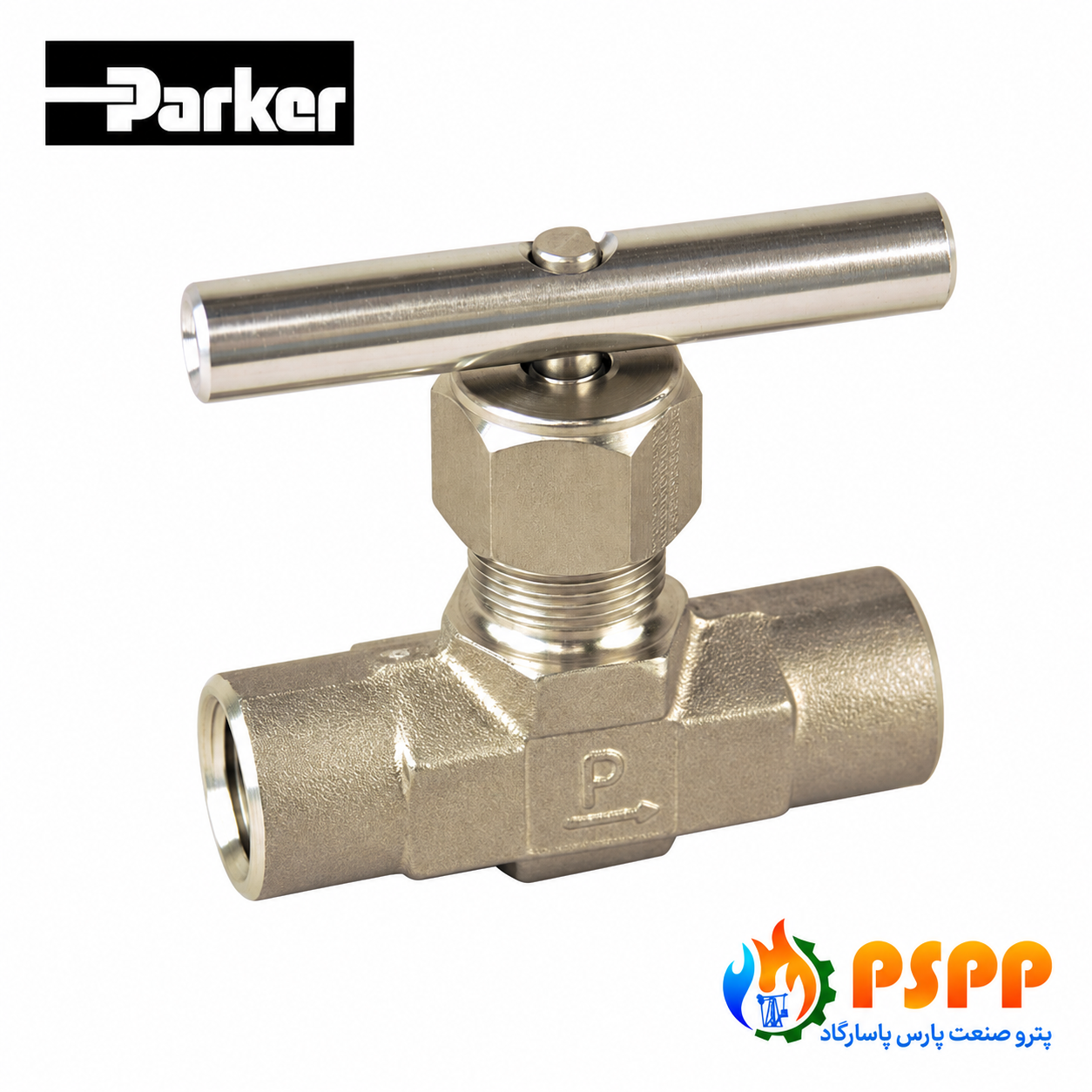 شیر سوزنی ابزار دقیق استنلس استیل پارکر (Parker) | خرید و استعلام شیر سوزنی
