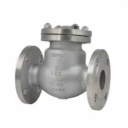 قیمت شیر خودکار فلنج‌دار کلاس 150 استنلس استیل 304 و 316 | چک ولو صنعتی با عملکرد خودکار و محافظت از خطوط در برابر جریان معکوس