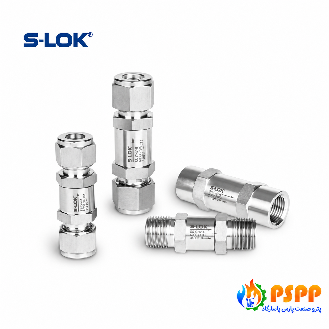 شیر یک‌طرفه ابزار دقیق اس‌لوک (S-LOK) | خرید چک ولو