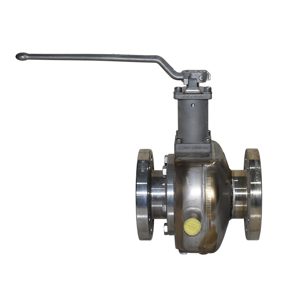شیر توپی (بال ولو) فلنجدار KLINGER INTEC K211 دو اینچ کلاس ۳۰۰ جکتدار اهرمی با استم بلند