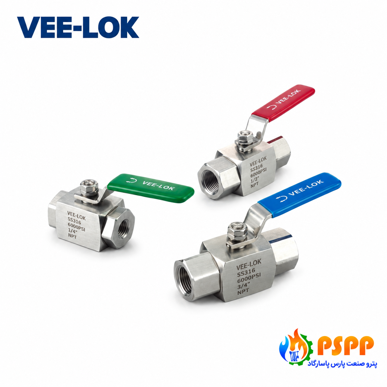شیر توپی ابزار دقیق ویلوک (VEE-LOK) | فروش بال ولو