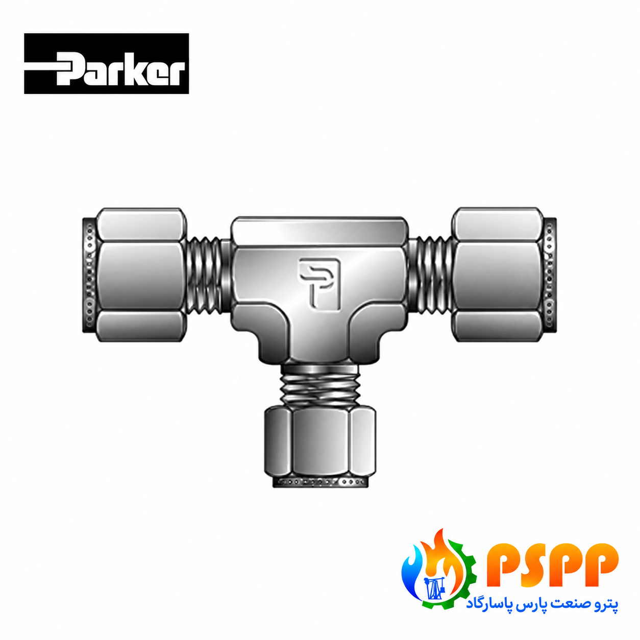 سه‌راهی تبدیلی تیوب استنلس استیل پارکر (Parker) | تأمین سه‌راهی تبدیلی پارکر