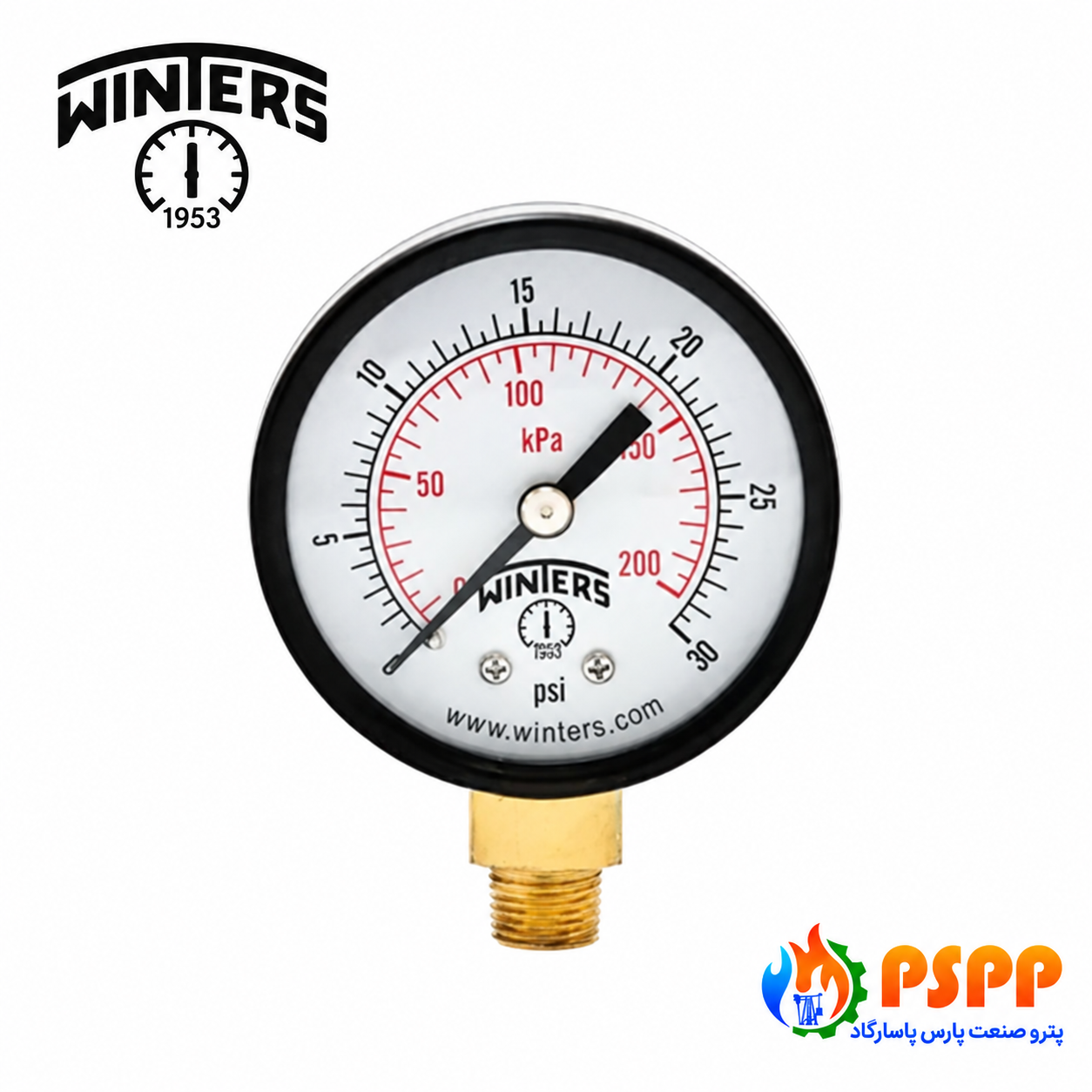 گیج فشار فولادی Winters کانادا | استعلام ابزار دقیق