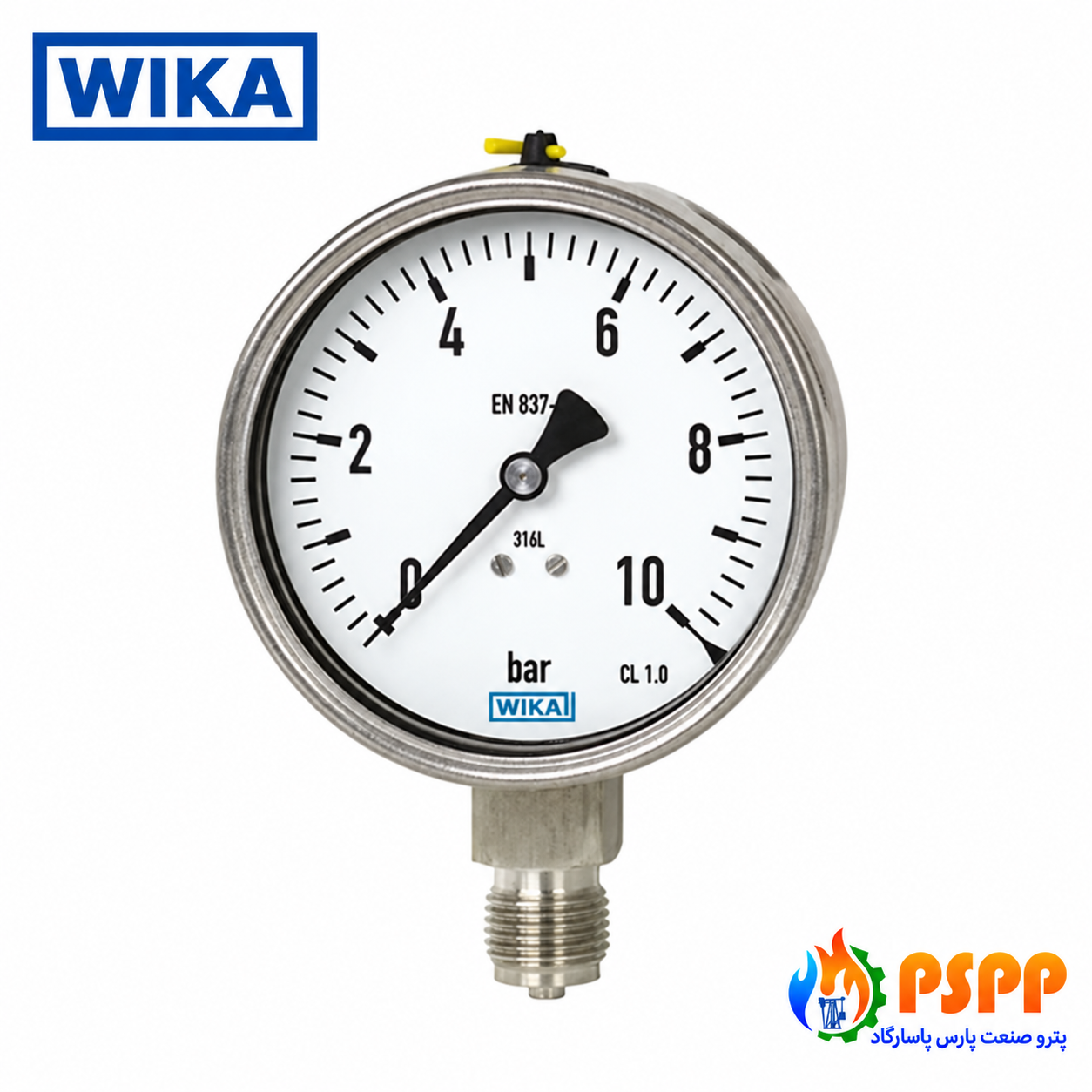 گیج فشار استنلس استیل WIKA آلمان | قیمت روز گیج
