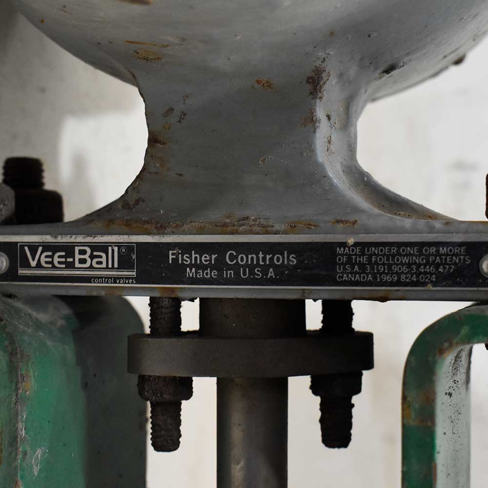 شیر توپی کنترلی فولادی فیشر V200 سایز ۴ اینچ پنوماتیکی | Fisher Vee-Ball — تصویر 4