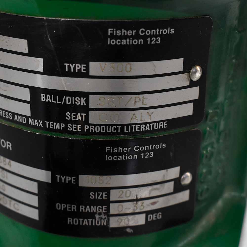 شیر توپی کنترلی استیل فیشر V300 سایز ۱ اینچ کلاس 300 | Fisher Vee-Ball — تصویر 4