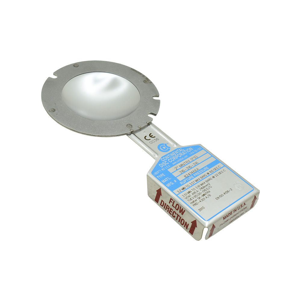 دیسک انفجاری Continental MINTRX FS دو اینچ، استیل 316 — تصویر 3