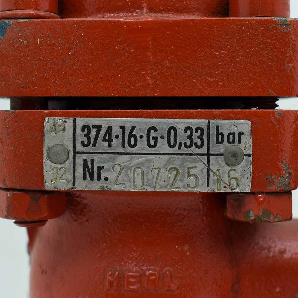 HERL T23؛ شیر اطمینان اهرم‌دار با اتصال DN20×DN25 — تصویر 2
