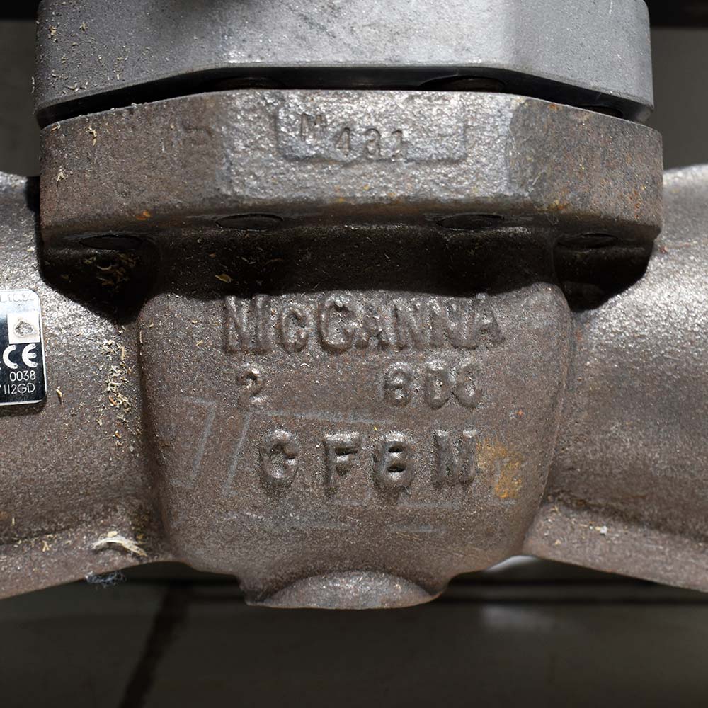 McCANNA S601؛ بال ولو فلنجی ۲ اینچ کلاس ۶۰۰ با عملگر پنوماتیک — تصویر 5