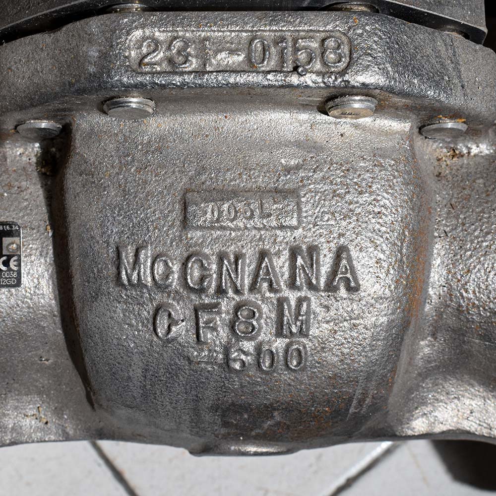 McCANNA S601؛ شیر توپی فلنجی ۳ اینچ، کلاس ۶۰۰ — تصویر 4