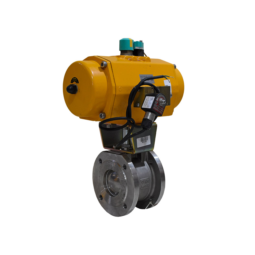 شیر توپی (بال ولو) فلنج‌دار VALPRES DN80 بدنه CF8M با عملگر EL-O-Matic — تصویر 5