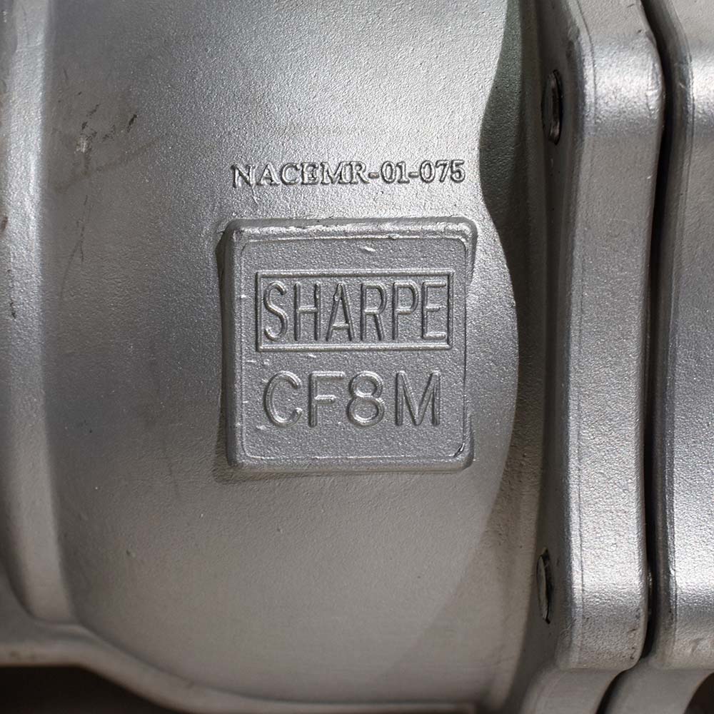 شیر توپی (بال ولو) فلنج‌دار SHARPE 50116 چهار اینچ کلاس ۱۵۰ بدنه CF8M — تصویر 3
