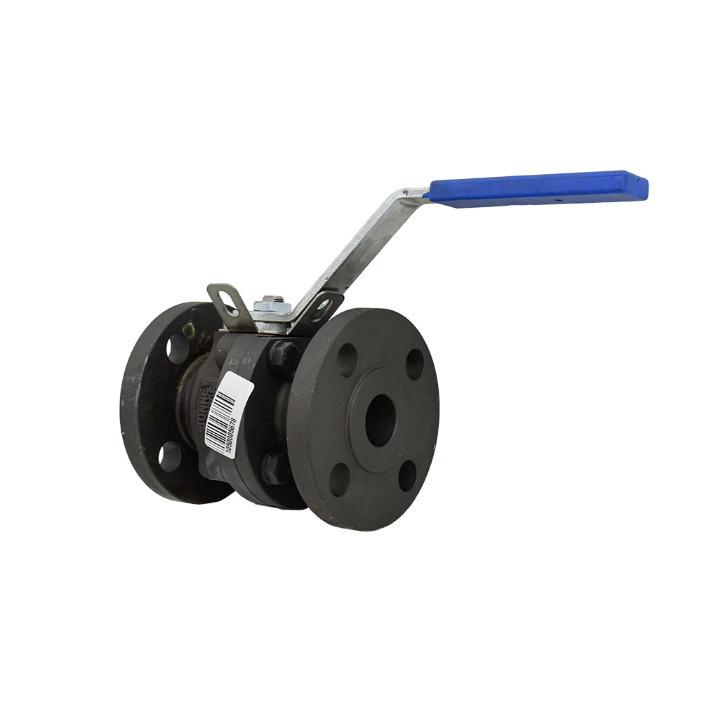 شیر توپی (بال ولو) فلنج‌دار BONNEY FORGE یک اینچ کلاس ۱۵۰ بدنه A105N اهرمی — تصویر 2