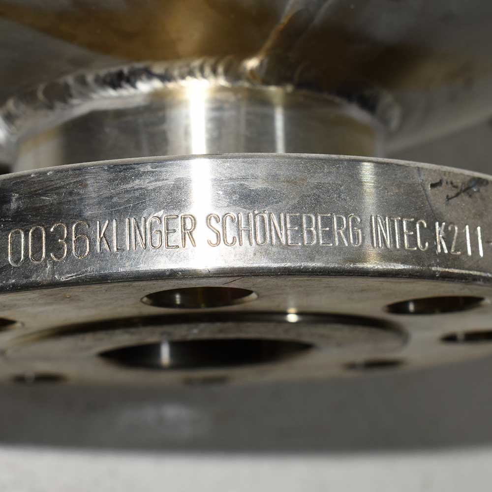 شیر توپی (بال ولو) فلنج‌دار KLINGER INTEC K211 دو اینچ کلاس ۳۰۰ جکت‌دار اهرمی با استم بلند — تصویر 2