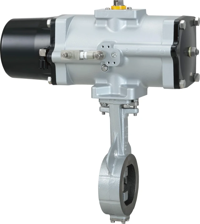 شیر پروانهای استیل CF8 پنوماتیکی KITZ، DN40–150 | خرید و قیمت
