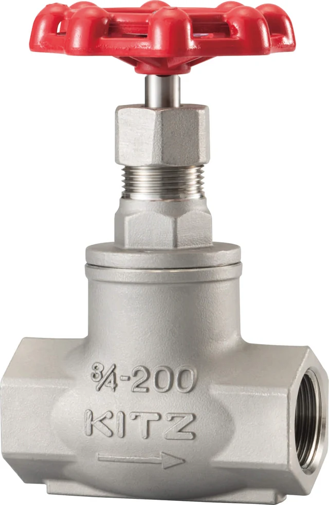 شیر بشقابی استیل CF8 رزوه‌ای KITZ، DN10–50 | خرید و قیمت