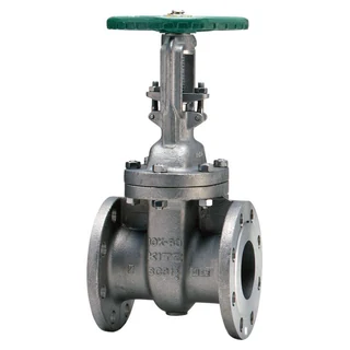 شیر کشویی استیل CF8M فلنج‌دار JIS دستی KITZ، گسکت PTFE سرامیکی | خرید و لیست قیمت