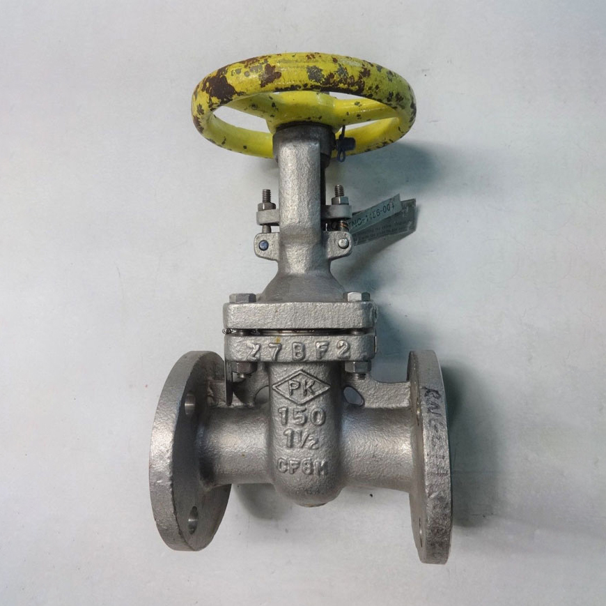 شیر کشویی استیل CF8M PK ۱٫۵″ کلاس ۱۵۰ | خرید و لیست قیمت