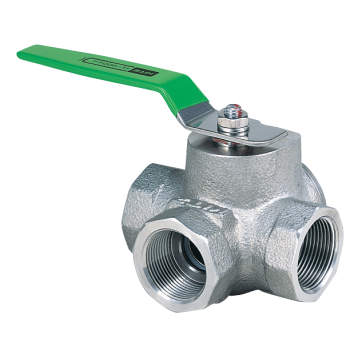 شیر توپی استیل CF8M رزوهای تیپ 800 دستی KITZ، سیت HYPATITE، مسیر T | خرید و لیست قیمت
