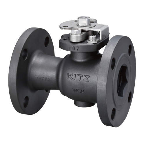 شیر توپی فولادی WCB فلنجدار کلاس 150 دستی KITZ، سیت HYPATITE، گسکت PTFE | خرید و لیست قیمت
